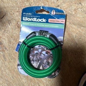 Word lock twisted steel cable